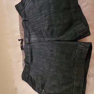 Dark blue women jean shorts